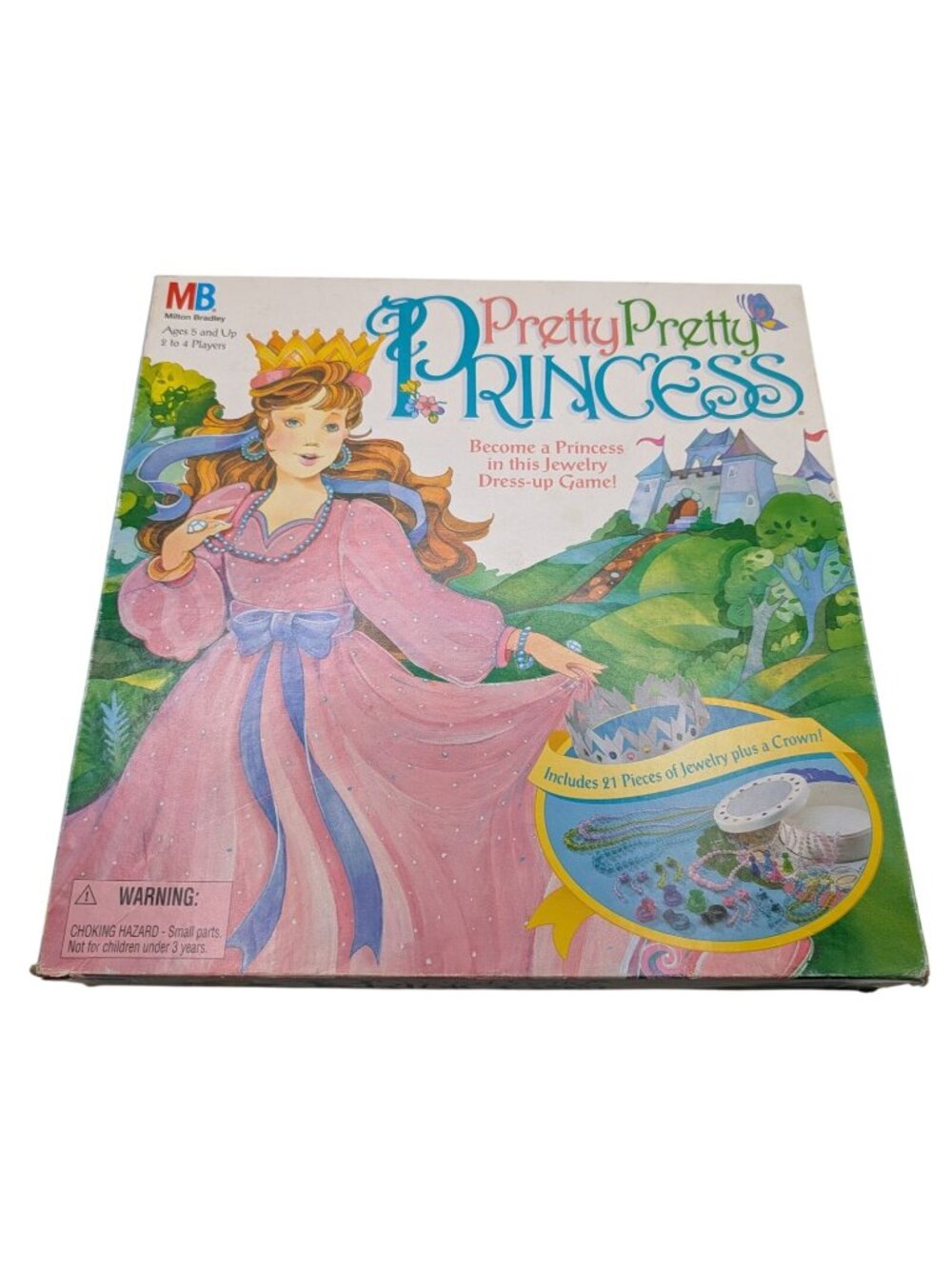 Pretty Pretty Princess Board Game 1999 Vintage 100% Complete Jewelry Dress-Up Ga